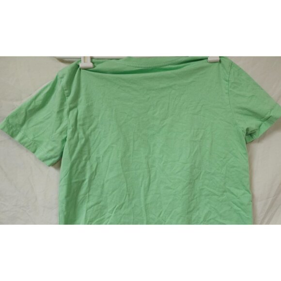 Dutch Bros Coffee Brothers Peace Sign Floral Print Mint Green T-Shirt Medium - Picture 7 of 9